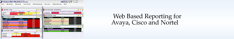 Web Based Reporting for Nortel, Cisco, Avaya